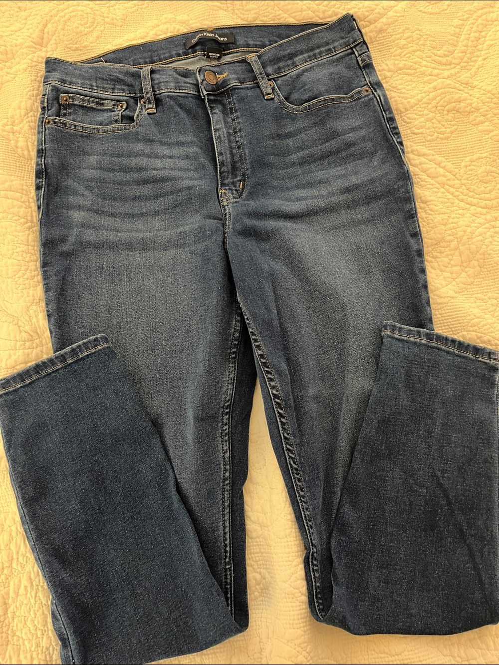 Calvin Klein Medium Wash Skinny Jeans 12